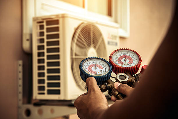Professional Hvac Maintenance technician working in Palmer, MA